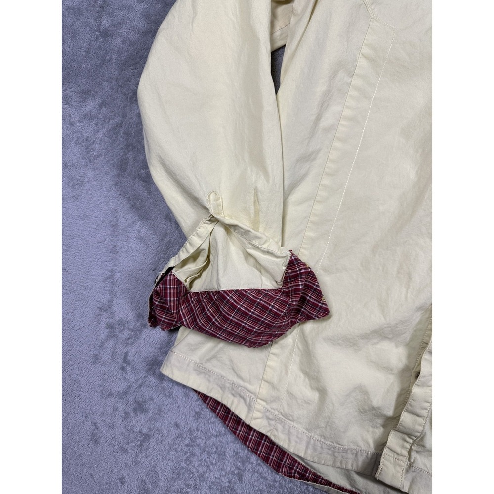 Crocs Shirt Mens XL Yellow Croslite Relaxed‎ Technology Plaid Lined Long Sleeve - Picture 5 of 8